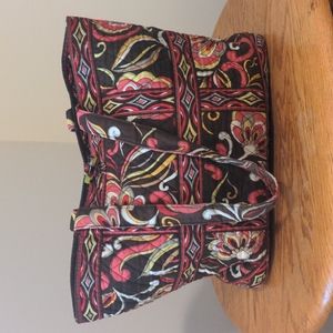 Vera Bradley Shoulder Bag- Red, Yellow & Brown